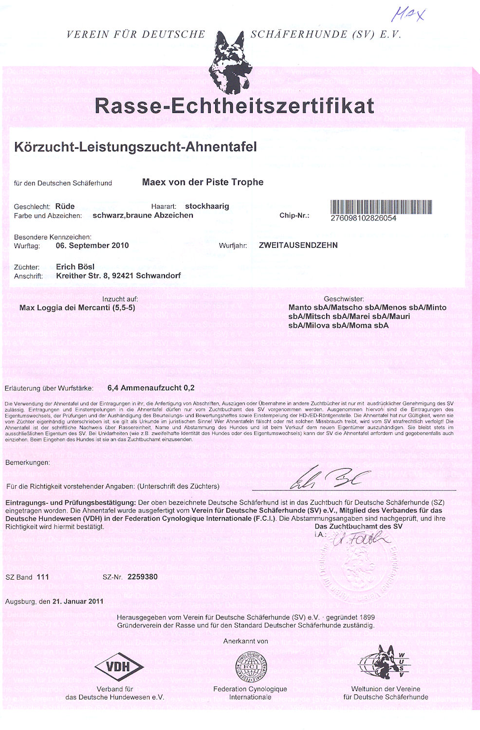Original image from the archived MAEX von der Piste Trophe record